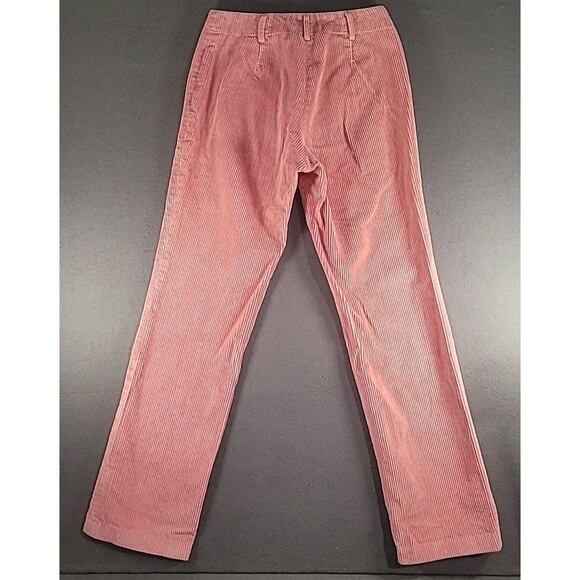 VTG Y2K J. McLaughlin Corduroy Pants Pink 2 Preppy Boho Cottagecore USA Made EUC - Picture 2 of 8